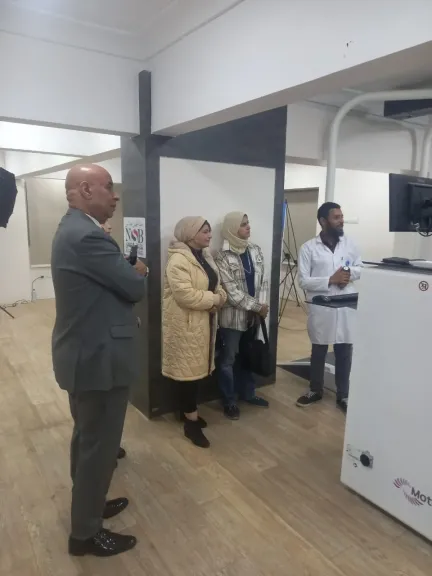 زيارة اللجنة البارالمبية المصرية والاتحاد العربي للبارالمبيك